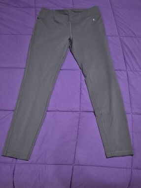 Danskin Now Fitted Leggings Women's Size Medium Gray/Green